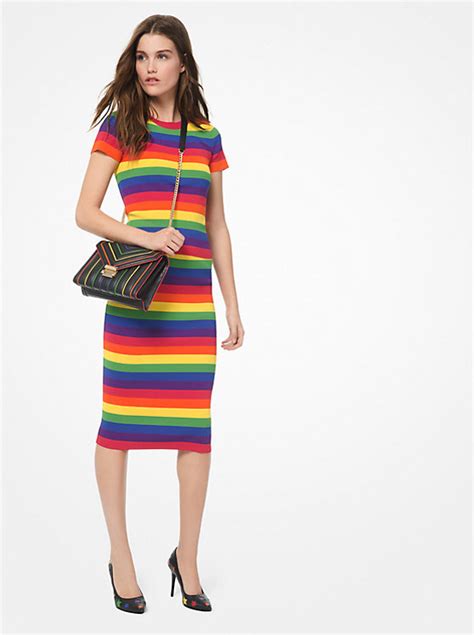 michael kors whitney large rainbow striped shoulder bag replica|michael kors clearance outlet.